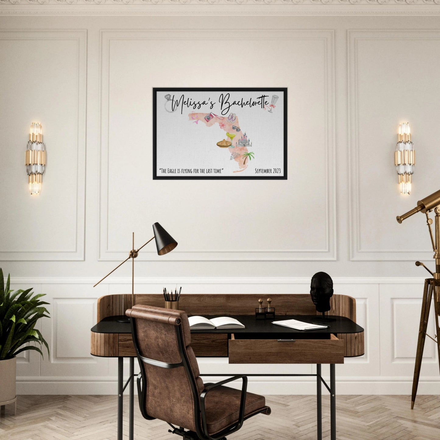 Custom Vacation Keepsake Map or Guestbook - Perfect for Honeymoons, Reunions, or Milestone Trips - Out of Office Outfitters - Print Material