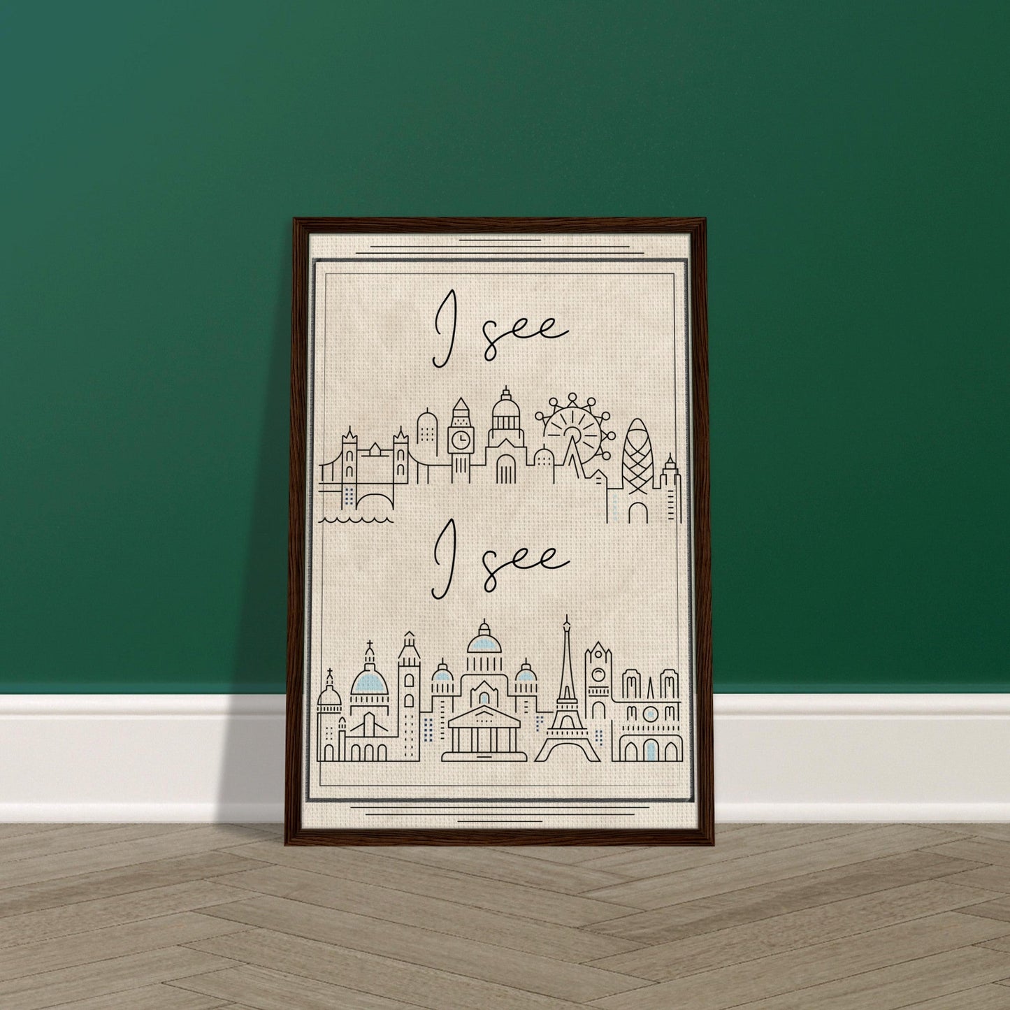 I see... Framed Canvas - Out of Office Outfitters - Print Material