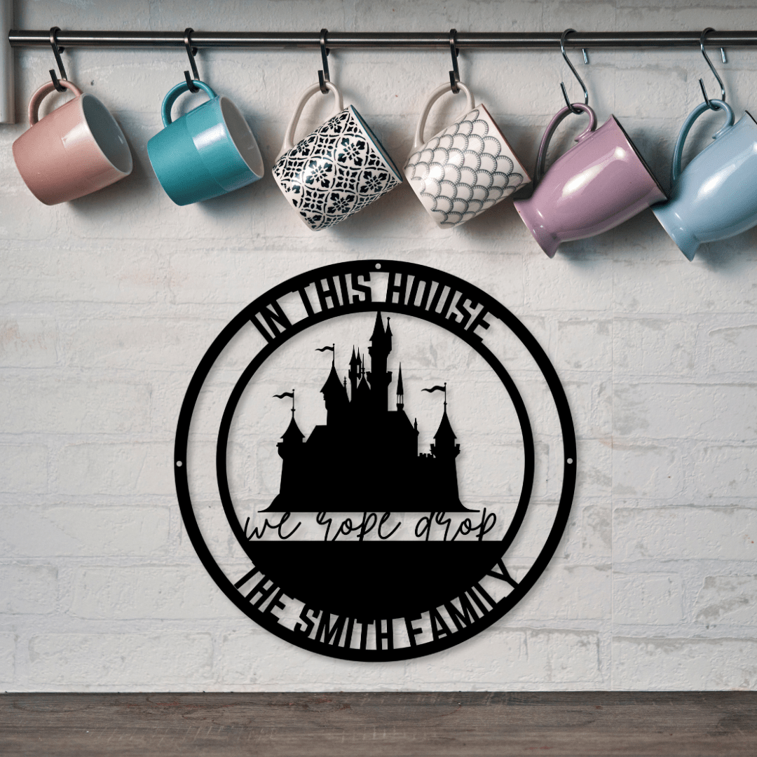 Rope Drop Metal Wall Art - Out of Office Outfitters - Die - Cut Sign