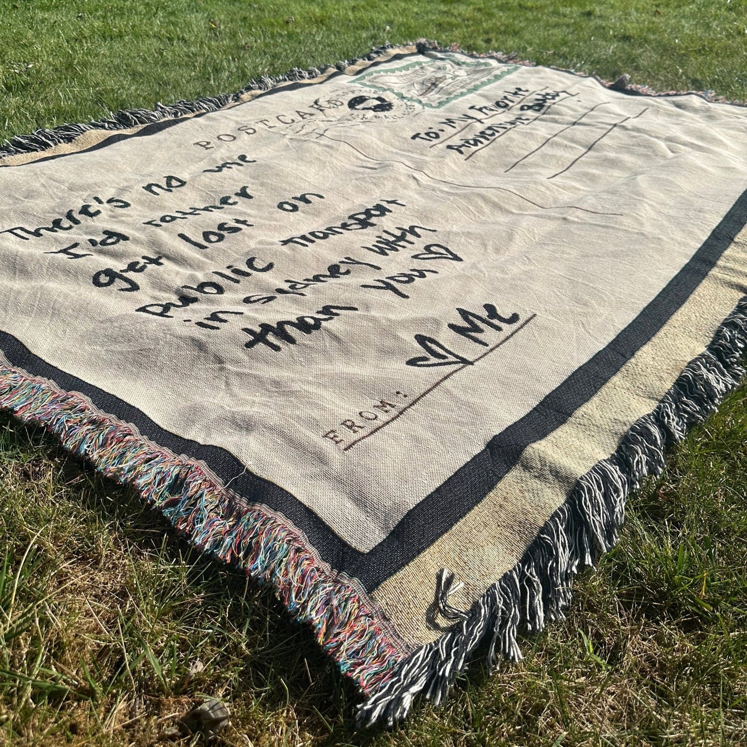 Woven Keepsake Travel Blankets - Out of Office Outfitters