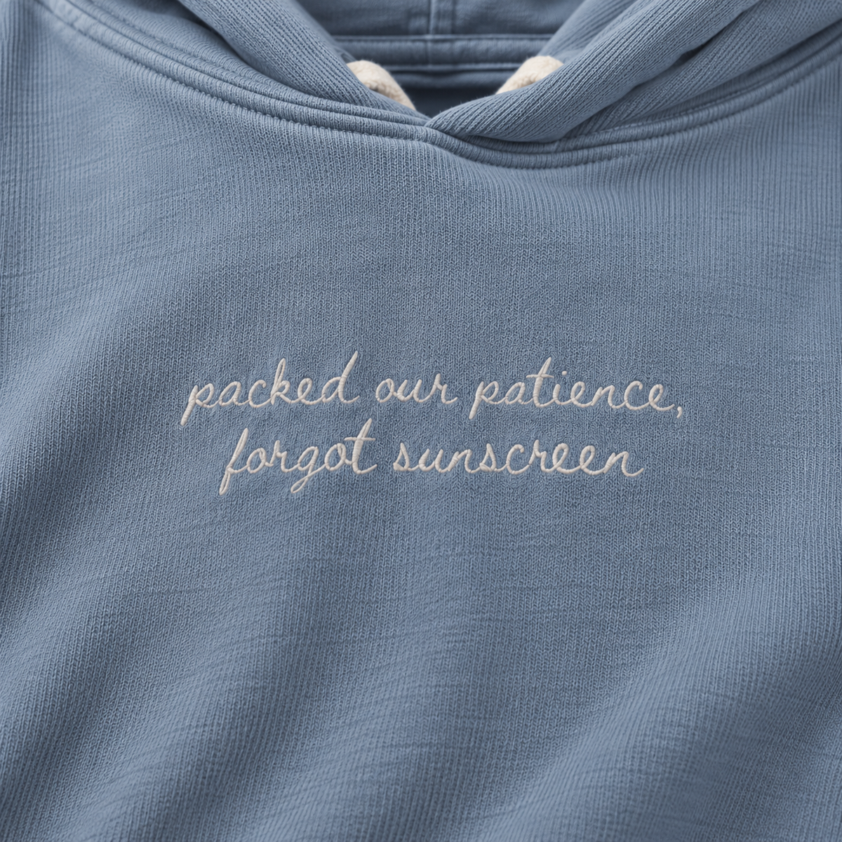 "Packed Our Patience Forgot Sunscreen" Personalized Travel Truths Hoodie