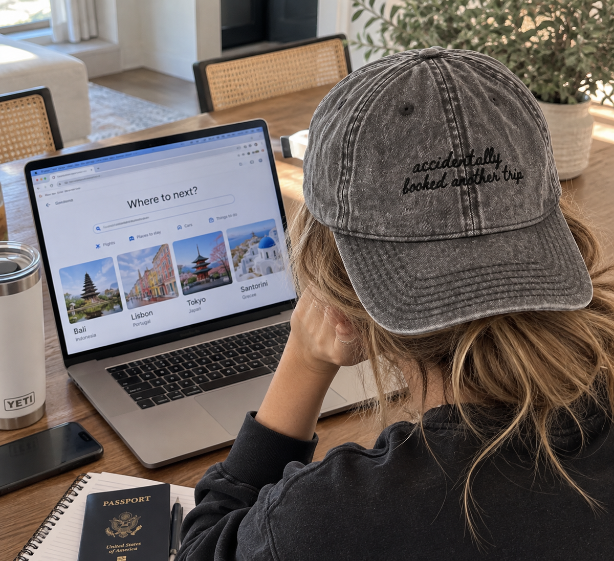 Accidentally Booked Another Trip - Crew Only Travel Truths Hat