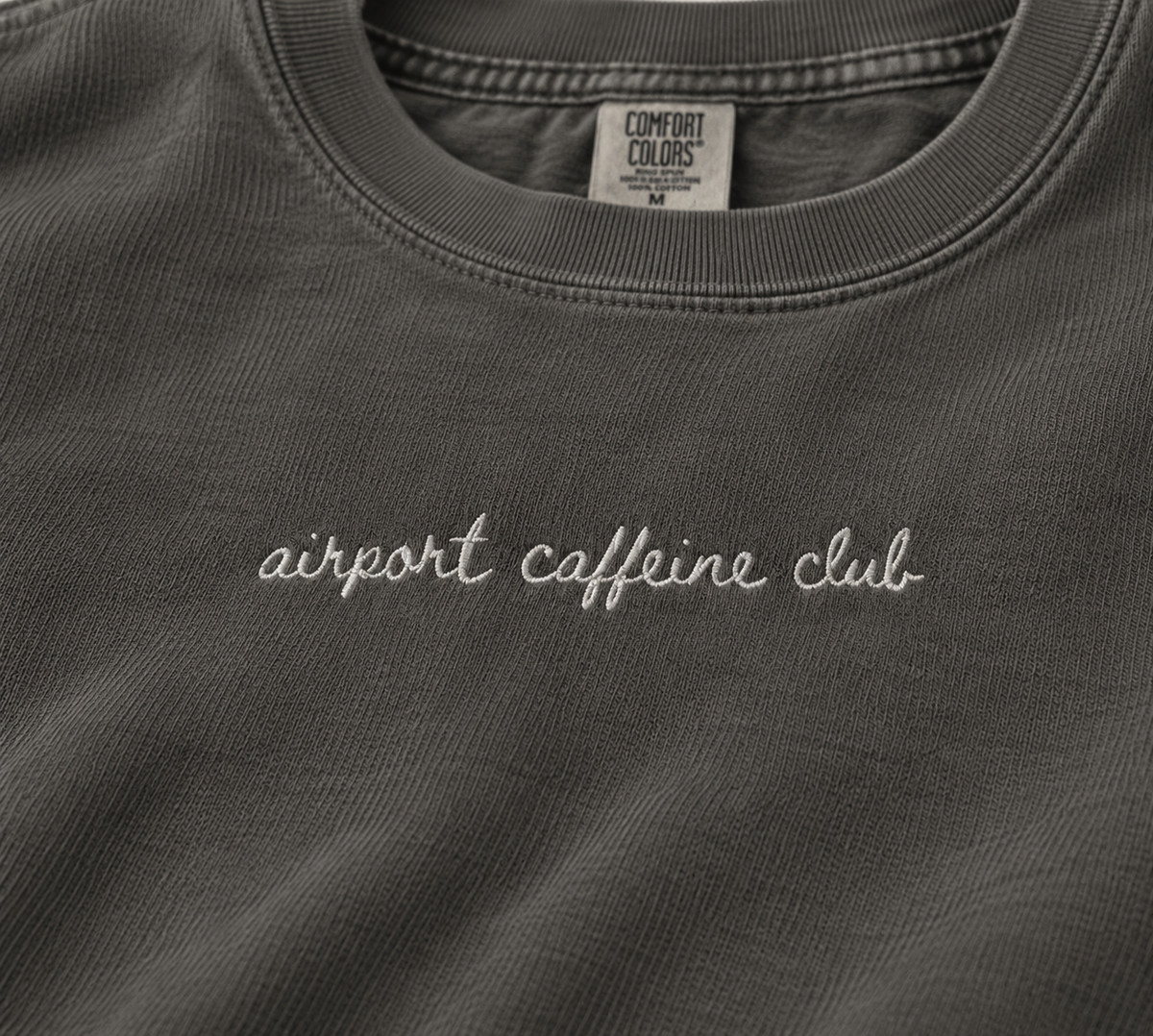 "Airport Caffeine Club" Travel Truths Sweatshirt