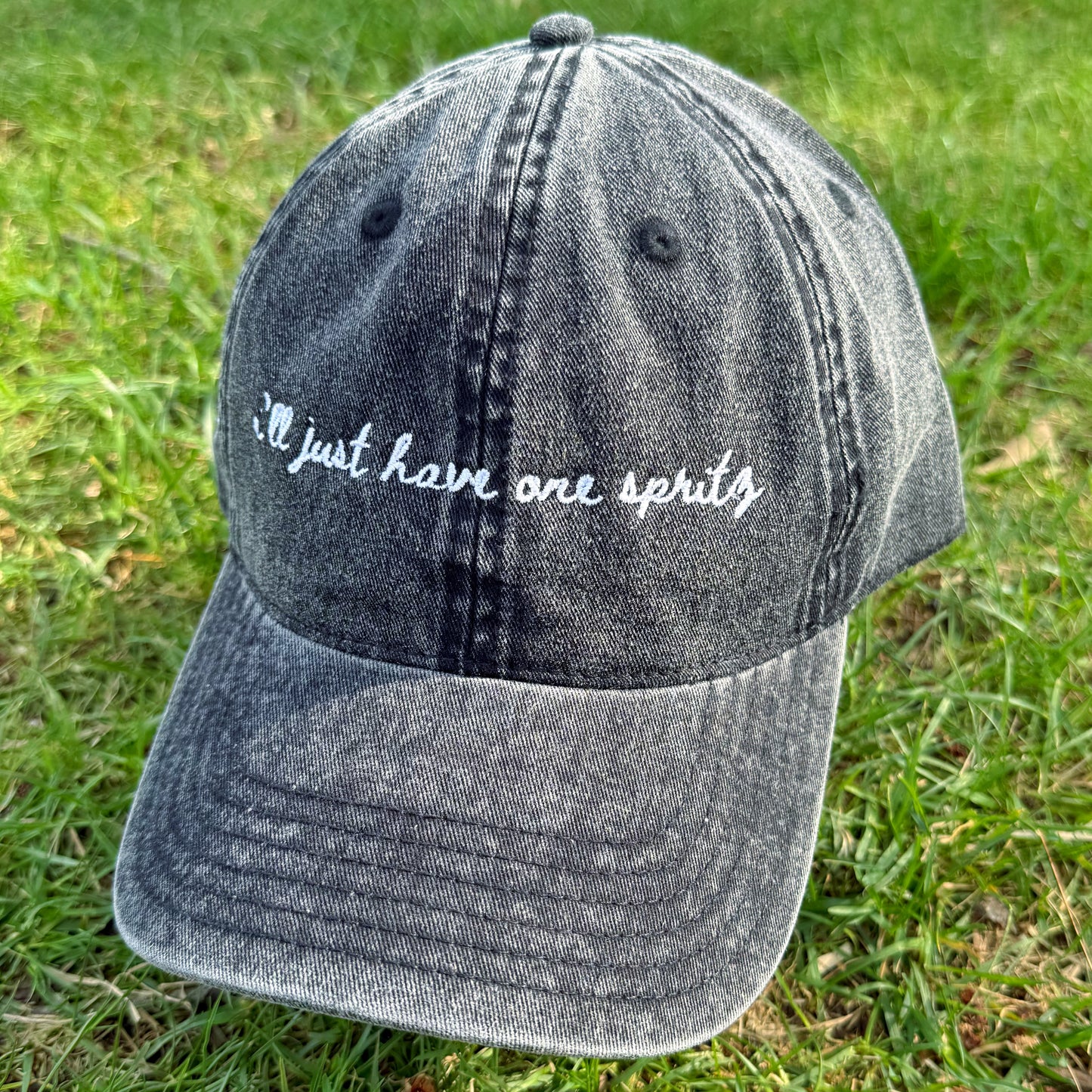 "I'll Just Have One Spritz" - Travel Hat for Foodies - side