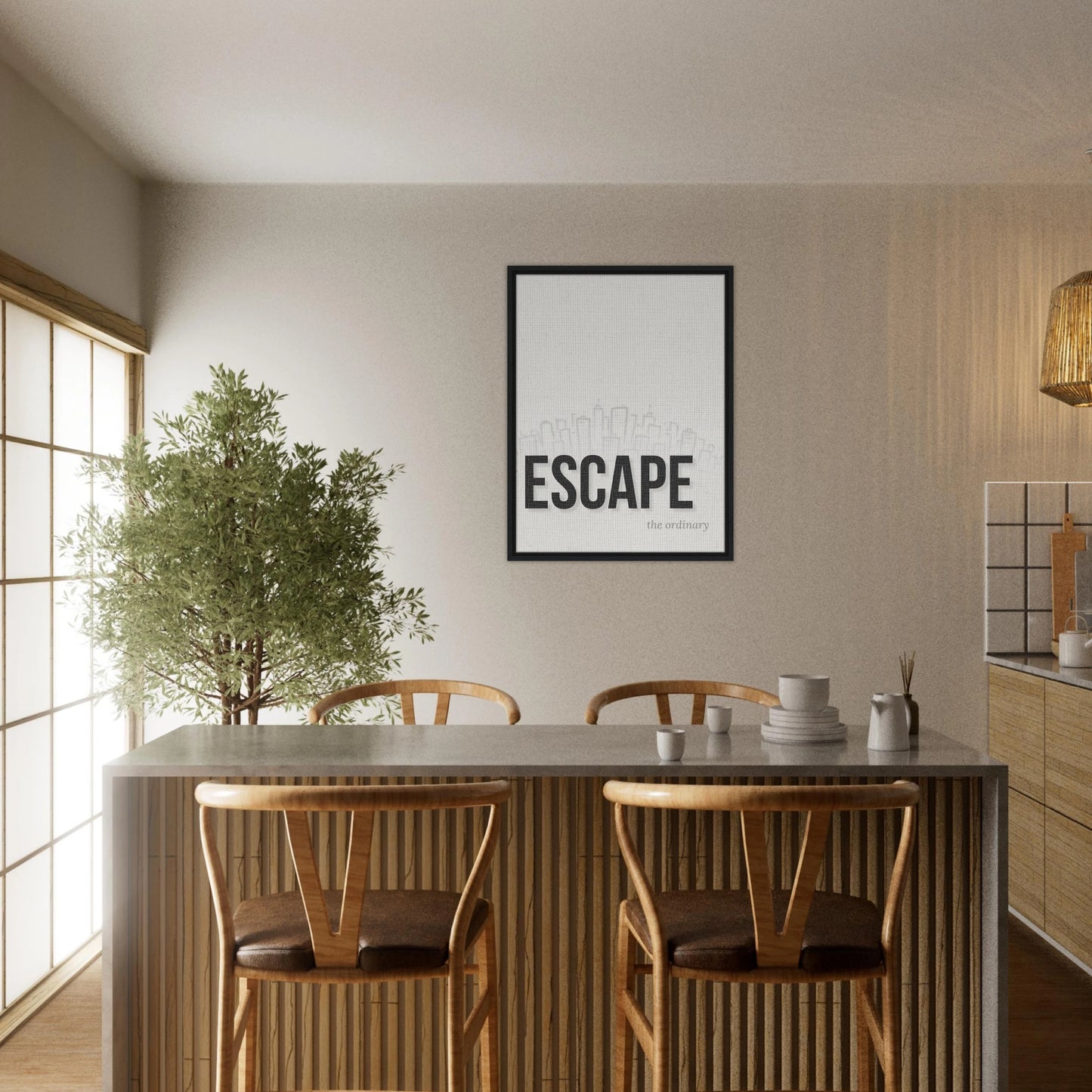 Escape the Ordinary - Minimal Typography
