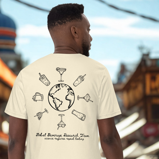"Global Beverage Research Team" Travel Truths Tee
