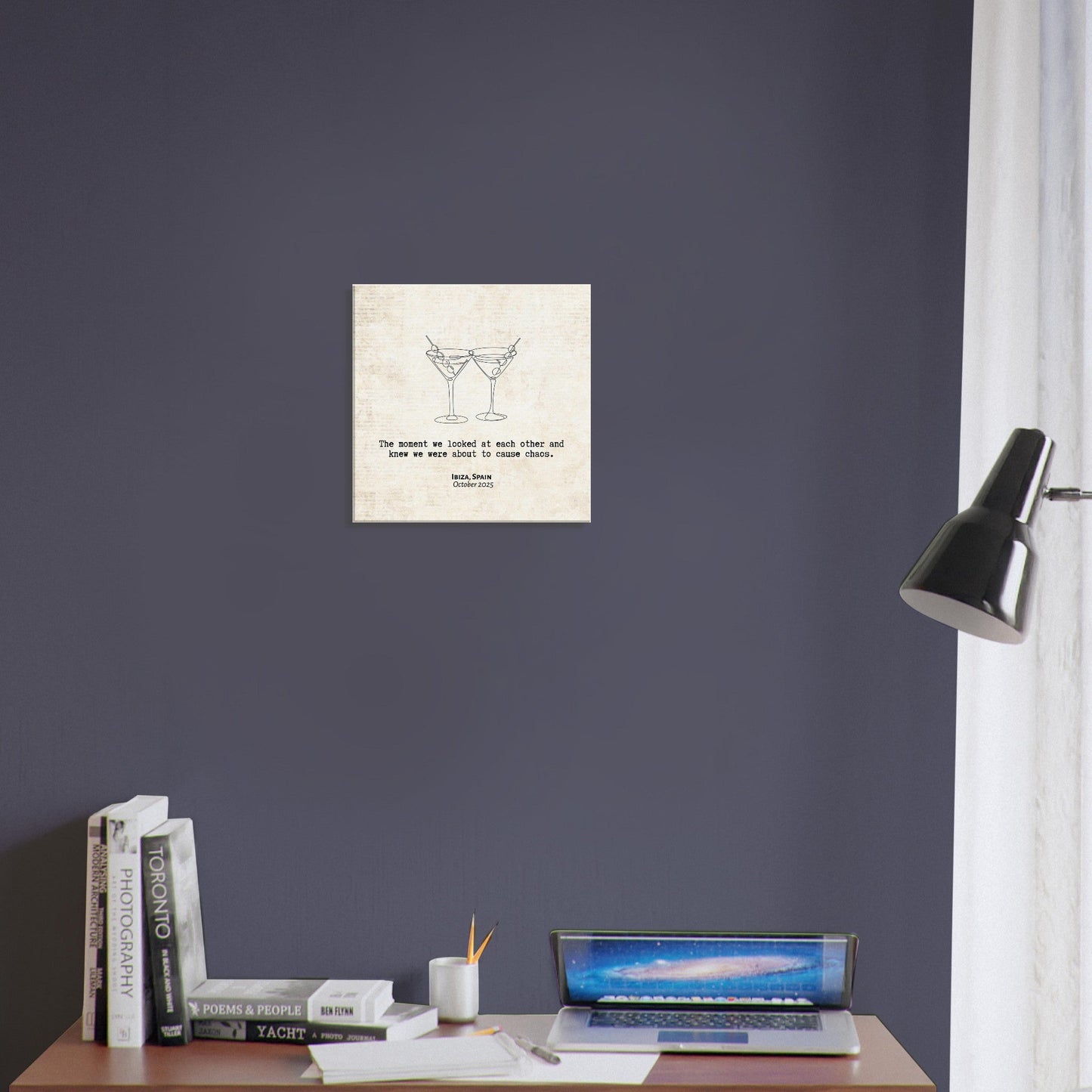 "About to Cause Chaos" - Personalized Travel Micro Memory Canvas - Out of Office Outfitters - 