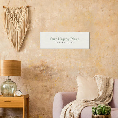 Bring Your Happy Place Home Travel - Inspired Canvas Wall Art - Out of Office Outfitters - Print Material