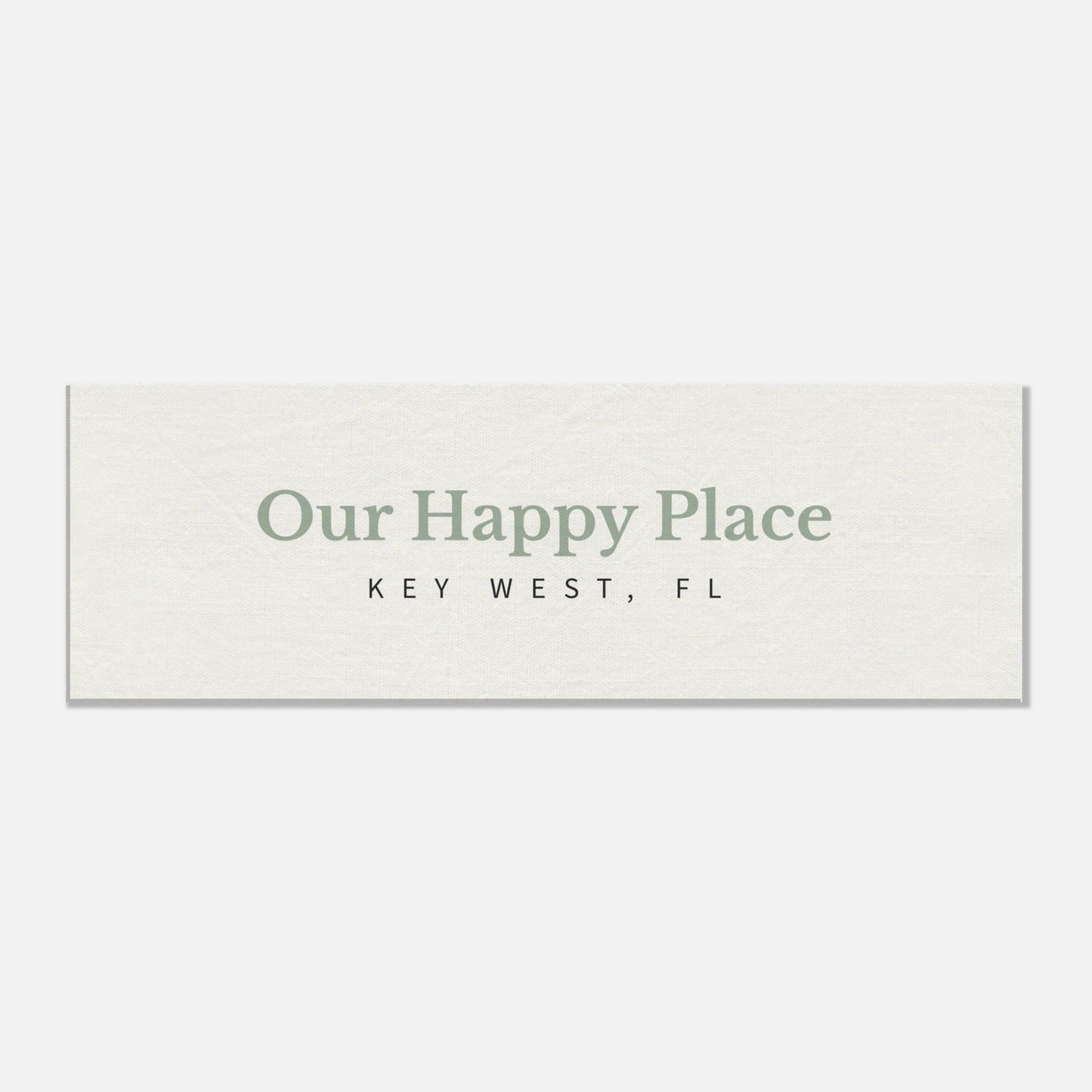 Bring Your Happy Place Home Travel - Inspired Canvas Wall Art - Out of Office Outfitters - Print Material