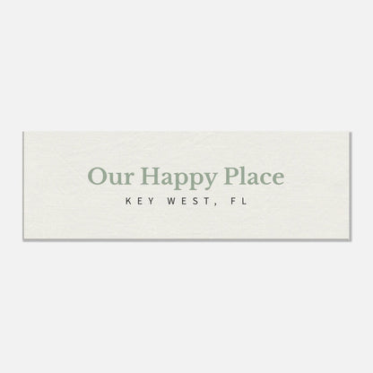 Bring Your Happy Place Home Travel - Inspired Canvas Wall Art - Out of Office Outfitters - Print Material
