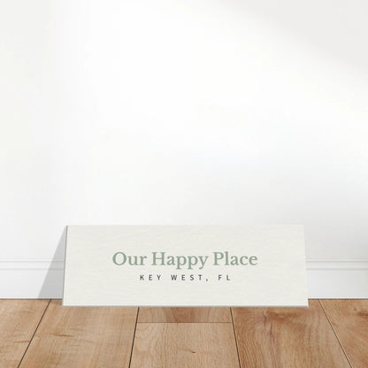 Bring Your Happy Place Home Travel - Inspired Canvas Wall Art - Out of Office Outfitters - Print Material