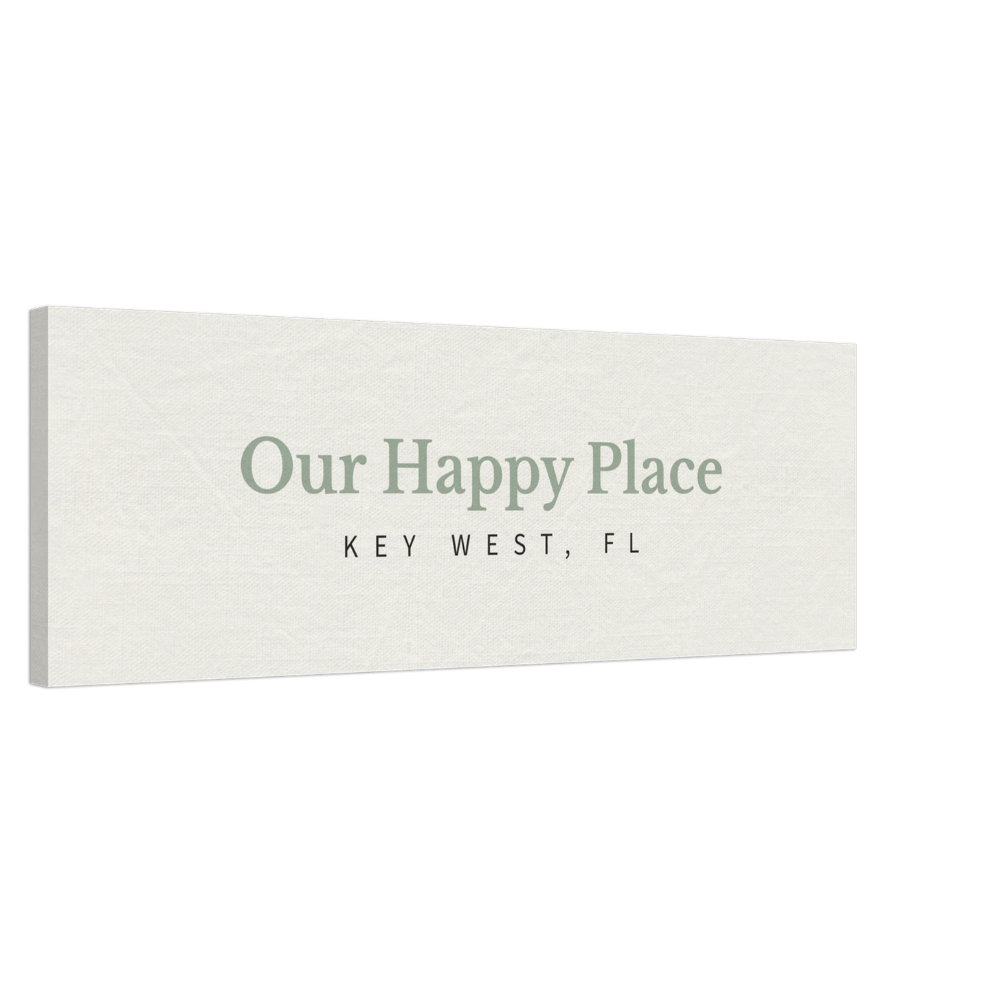 Bring Your Happy Place Home Travel - Inspired Canvas Wall Art - Out of Office Outfitters - Print Material