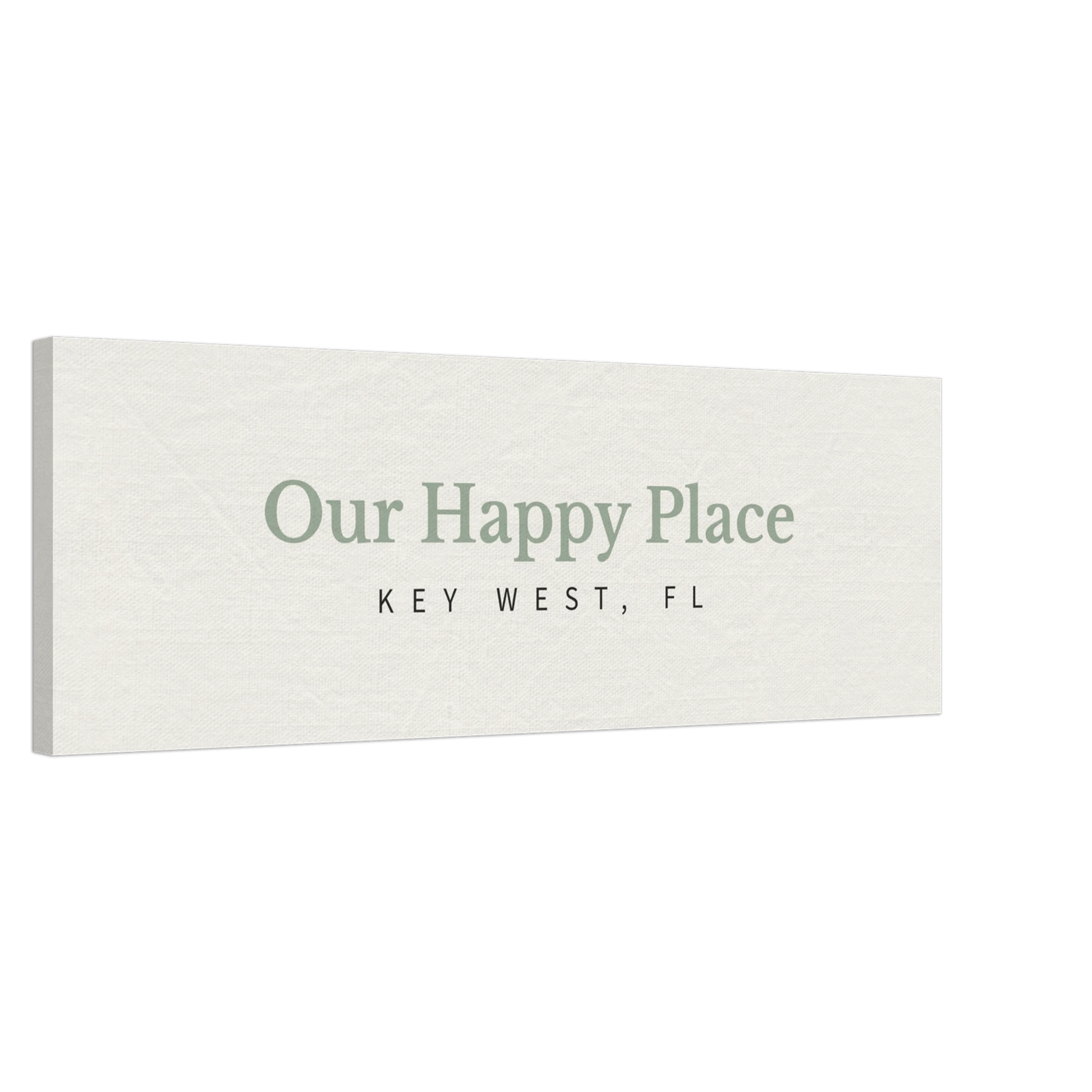 Bring Your Happy Place Home Travel - Inspired Canvas Wall Art - Out of Office Outfitters - Print Material