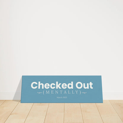 Choose Your Vacation Mode Travel Canvas Wall Art with Optional Personalization - Out of Office Outfitters - Print Material