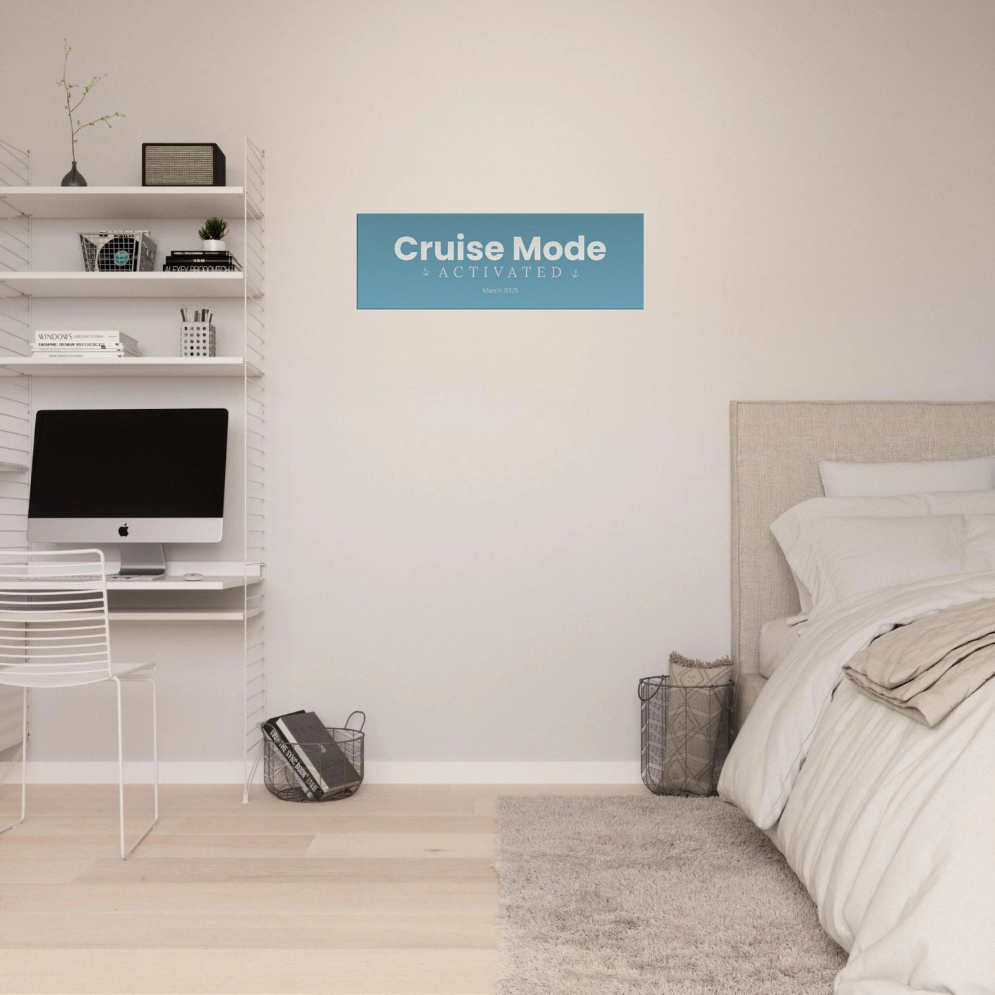 Choose Your Vacation Mode Travel Canvas Wall Art with Optional Personalization - Out of Office Outfitters - Print Material