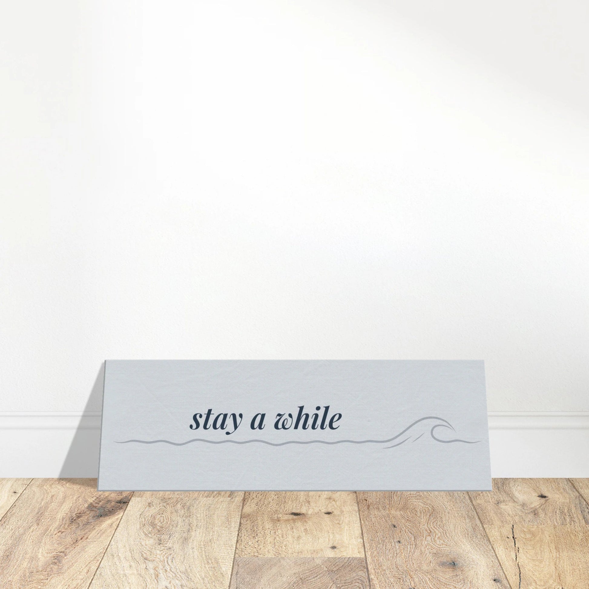Coastal Phrase Canvas Wall Art - Out of Office Outfitters - Print Material