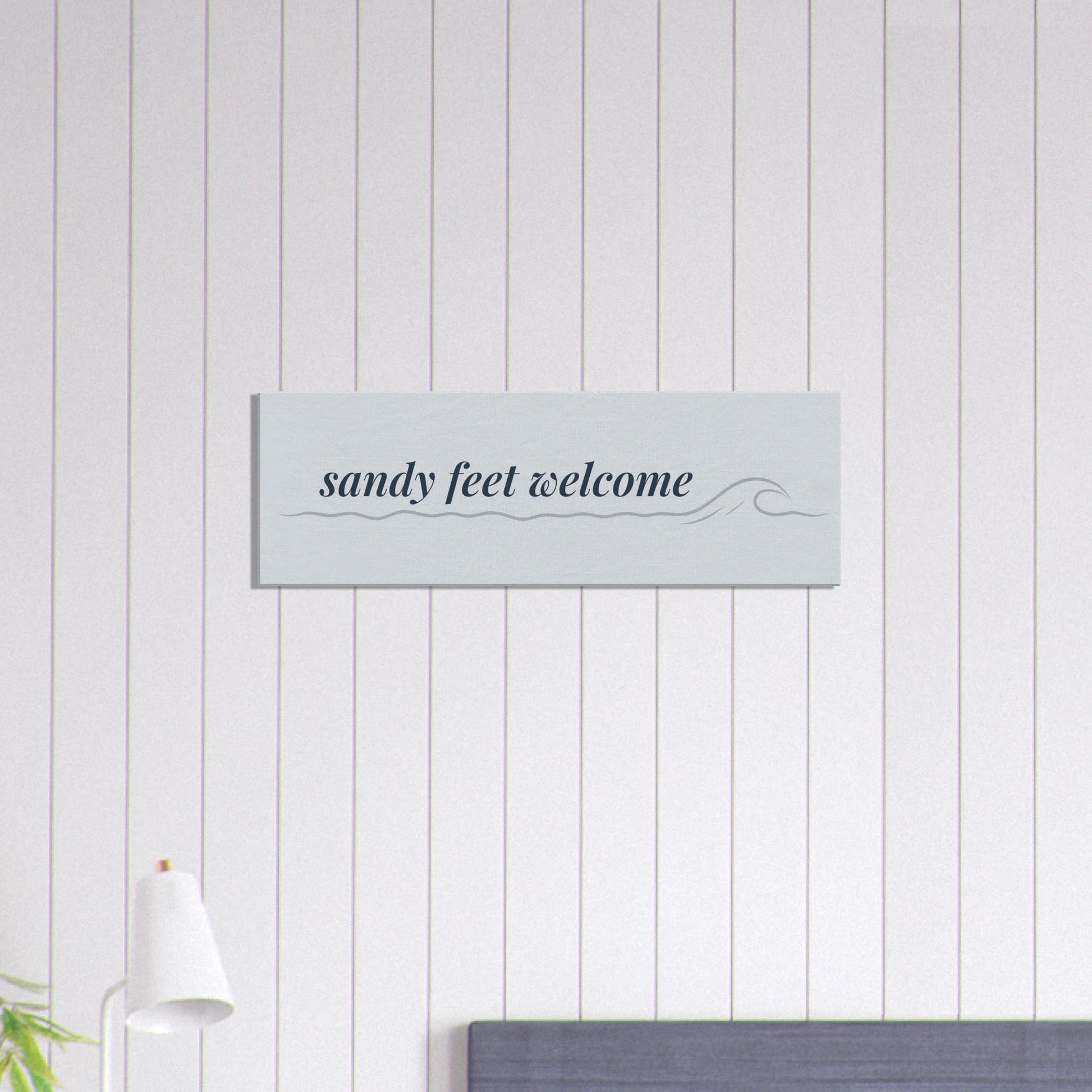 Coastal Phrase Canvas Wall Art - Out of Office Outfitters - Print Material