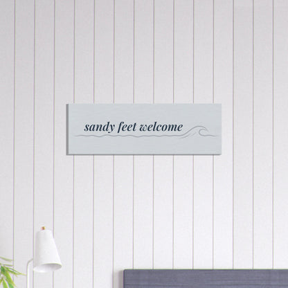 Coastal Phrase Canvas Wall Art - Out of Office Outfitters - Print Material