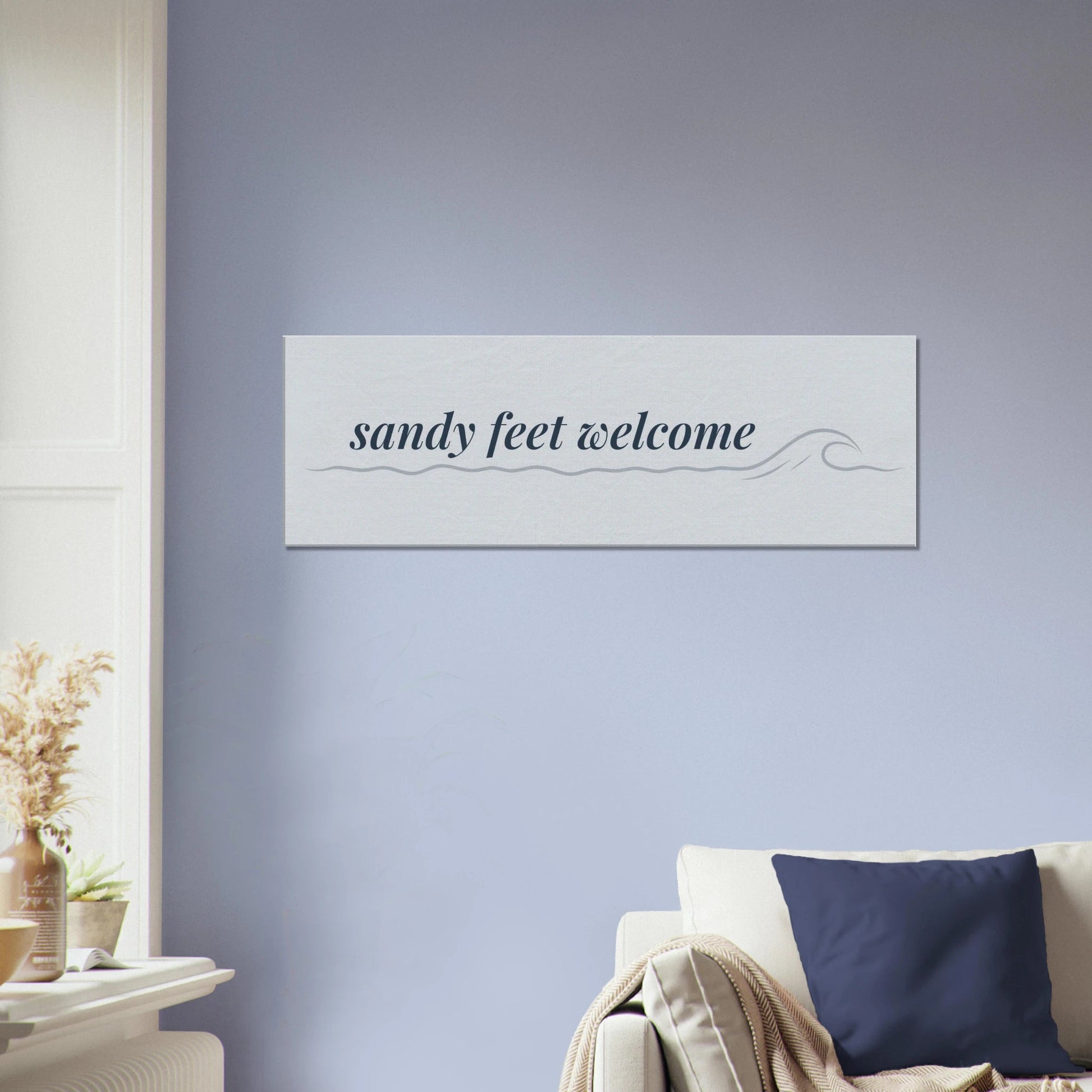 Coastal Phrase Canvas Wall Art - Out of Office Outfitters - Print Material