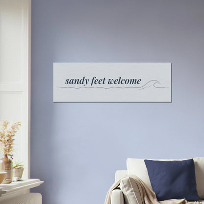 Coastal Phrase Canvas Wall Art - Out of Office Outfitters - Print Material