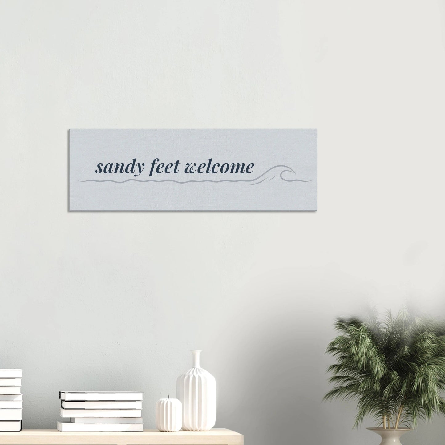 Coastal Phrase Canvas Wall Art - Out of Office Outfitters - Print Material