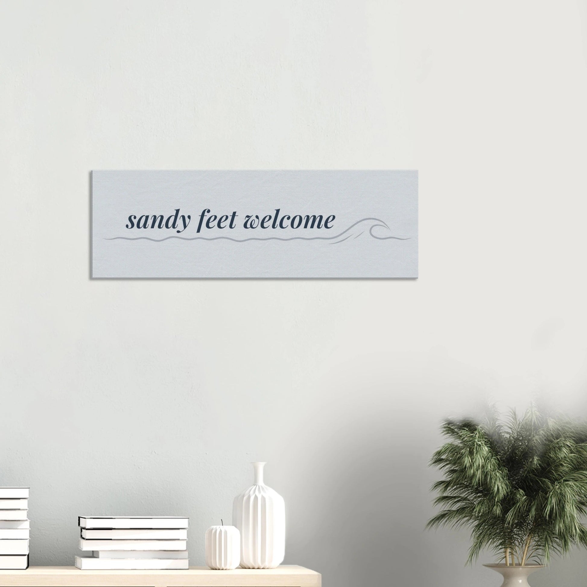 Coastal Phrase Canvas Wall Art - Out of Office Outfitters - Print Material