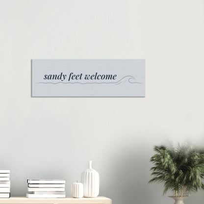 Coastal Phrase Canvas Wall Art - Out of Office Outfitters - Print Material