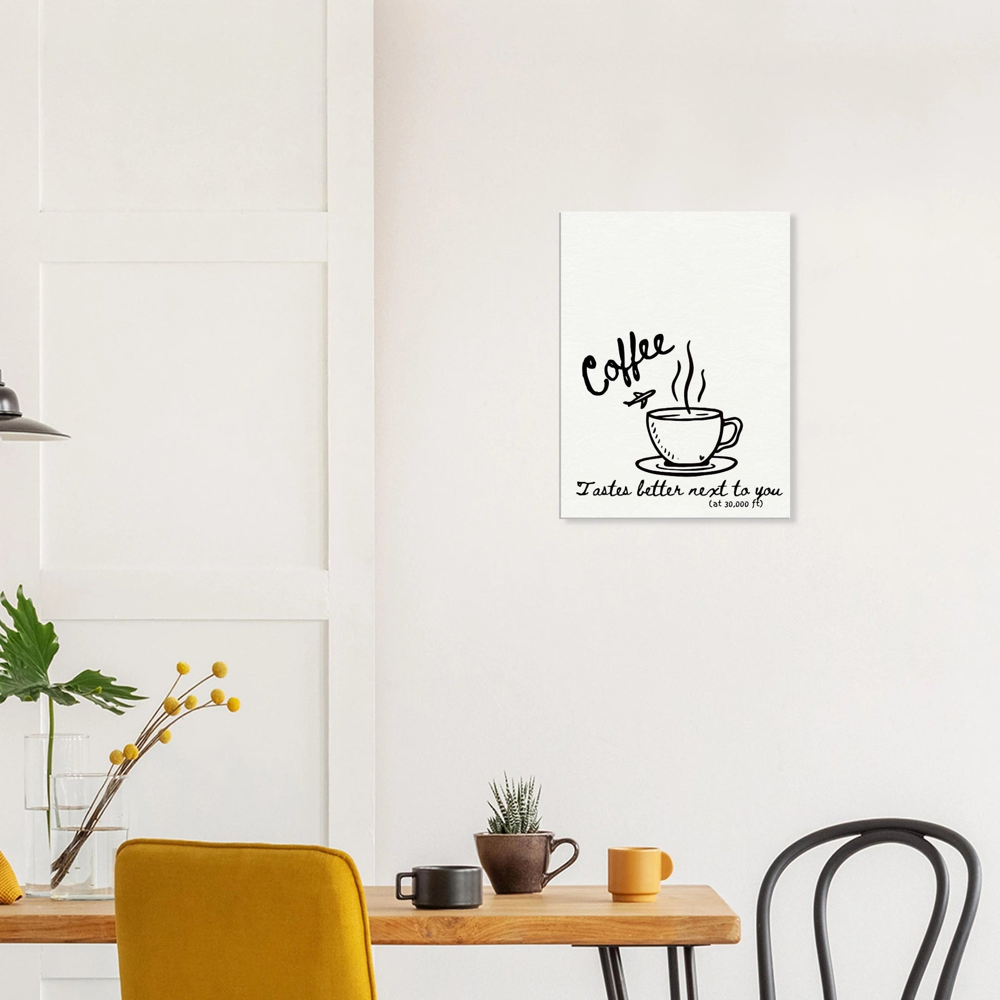 Coffee Tastes Better Next To You - Travel Couple Canvas - Out of Office Outfitters - Print Material