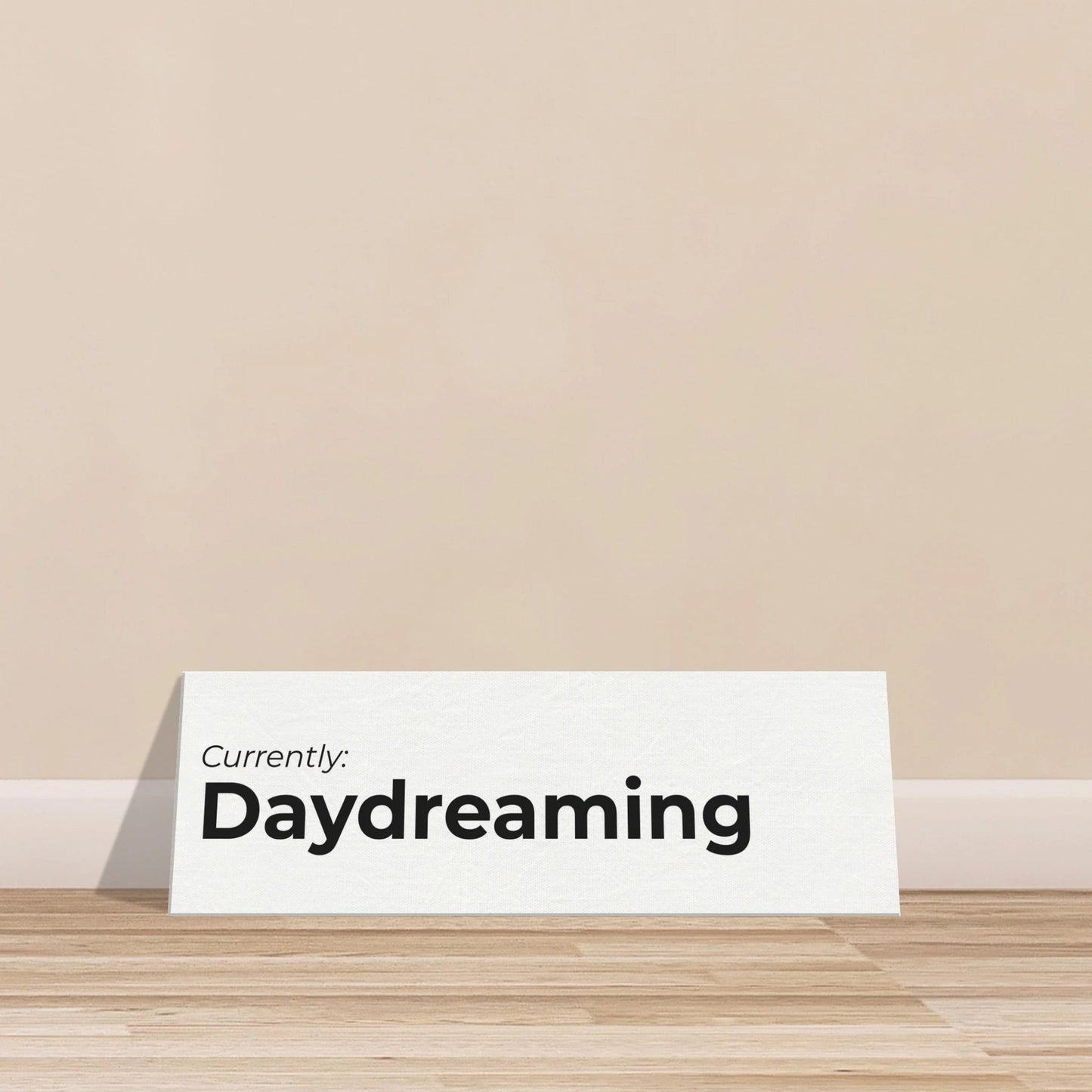 Currently: {Status} Travel Canvas Wall Art - Out of Office Outfitters - Print Material