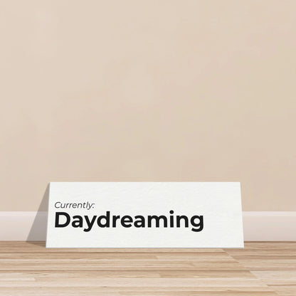 Currently: {Status} Travel Canvas Wall Art - Out of Office Outfitters - Print Material