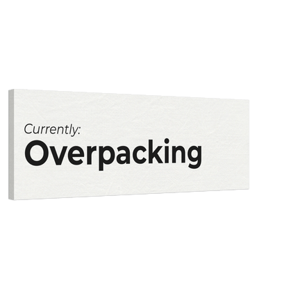 Currently: {Status} Travel Canvas Wall Art - Out of Office Outfitters - Print Material