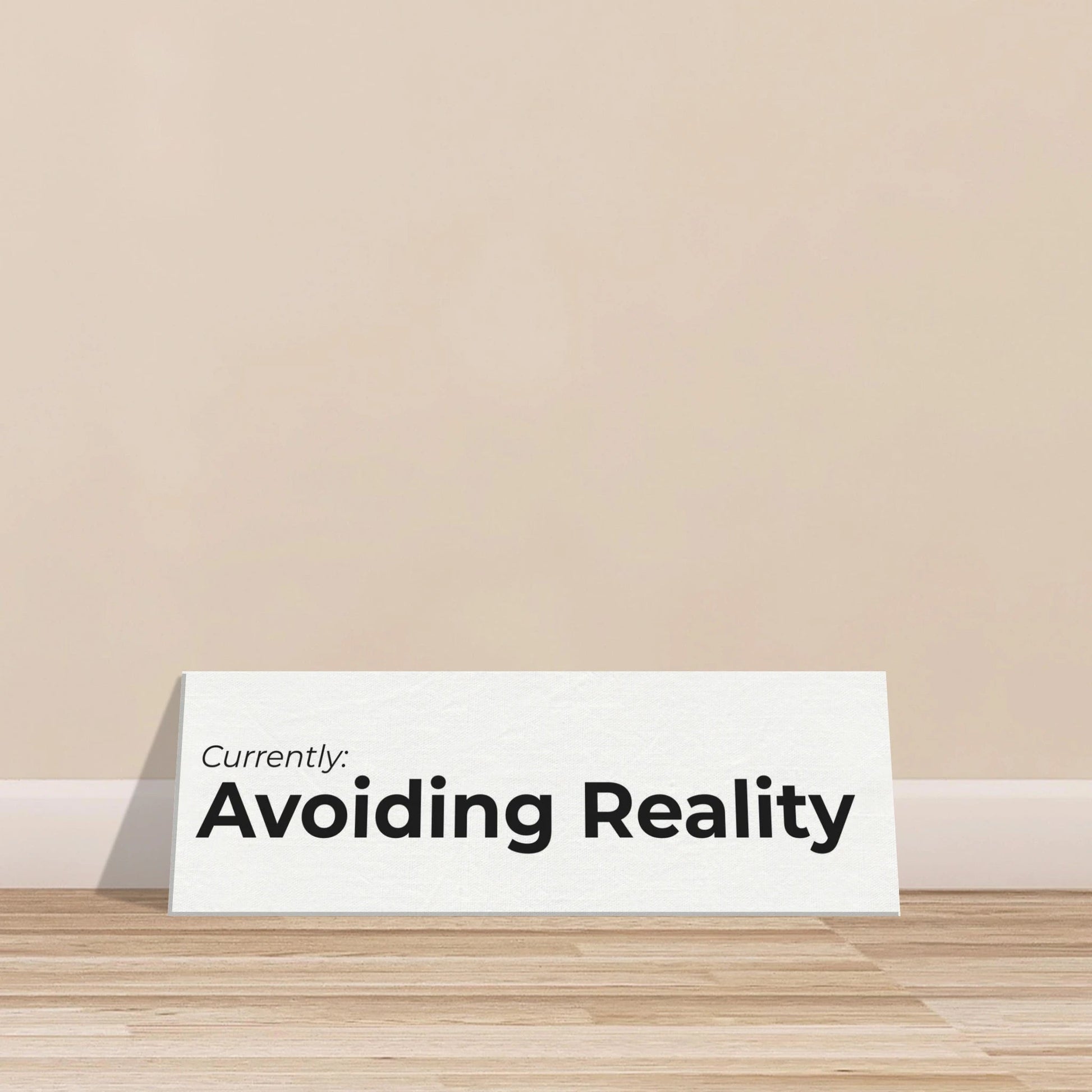 Currently: {Status} Travel Canvas Wall Art - Out of Office Outfitters - Print Material