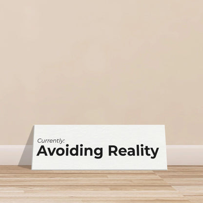 Currently: {Status} Travel Canvas Wall Art - Out of Office Outfitters - Print Material