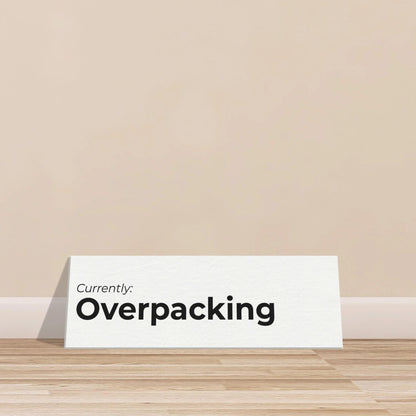 Currently: {Status} Travel Canvas Wall Art - Out of Office Outfitters - Print Material