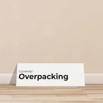 Currently: {Status} Travel Canvas Wall Art - Out of Office Outfitters - Print Material