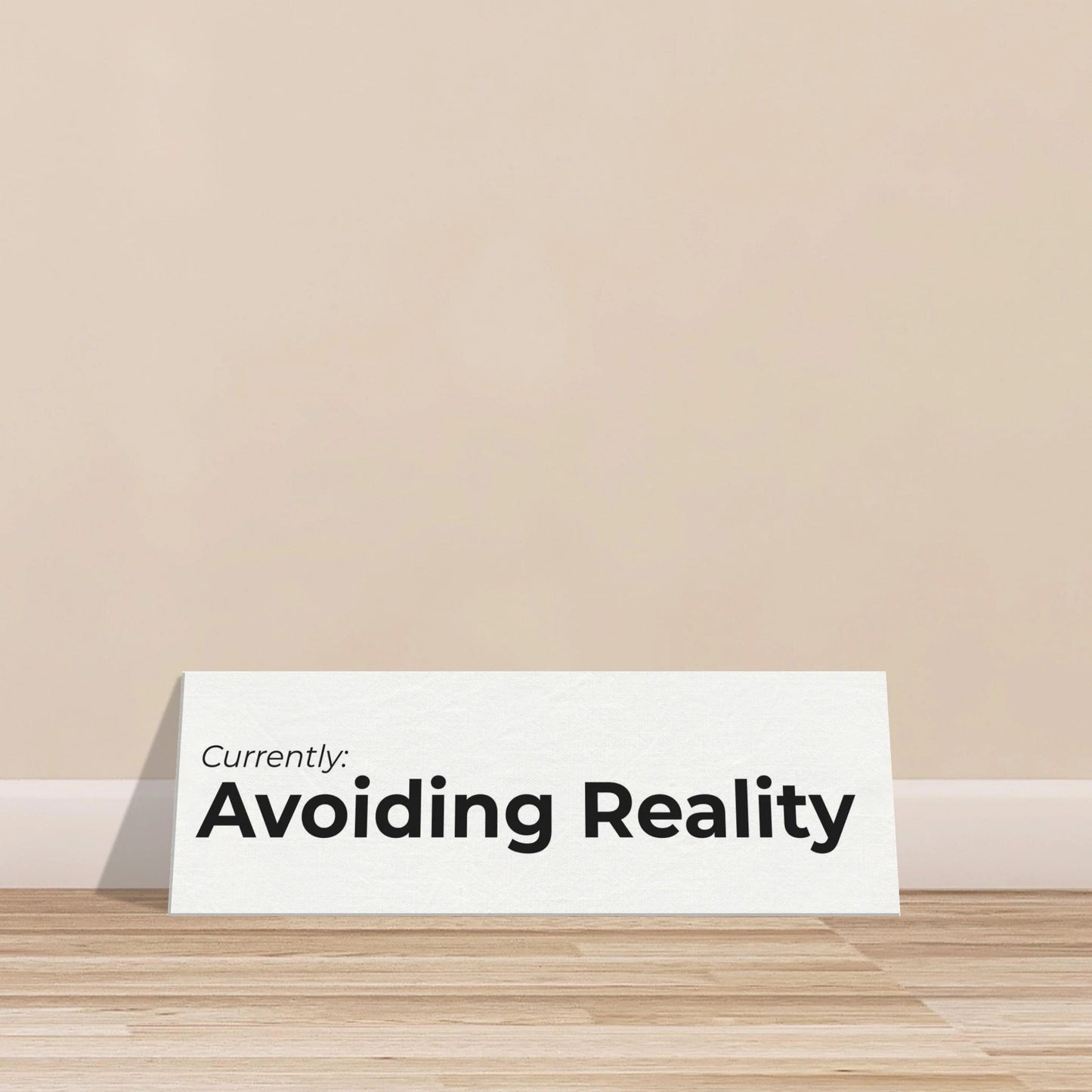 Currently: {Status} Travel Canvas Wall Art - Out of Office Outfitters - Print Material