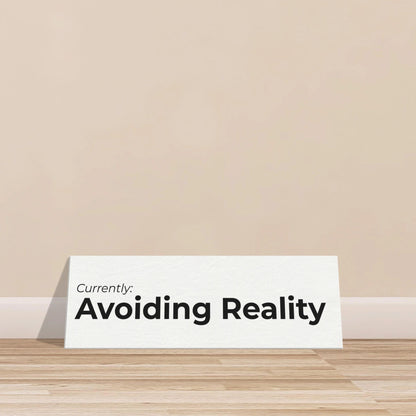 Currently: {Status} Travel Canvas Wall Art - Out of Office Outfitters - Print Material