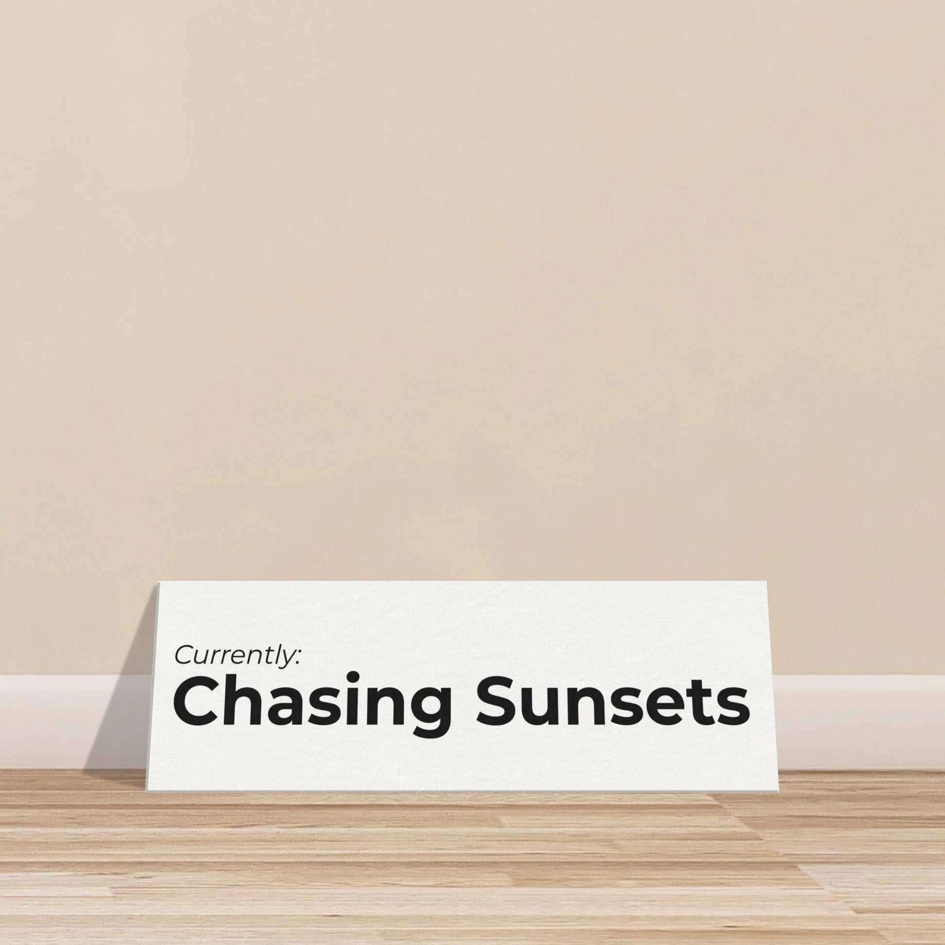 Currently: {Status} Travel Canvas Wall Art - Out of Office Outfitters - Print Material