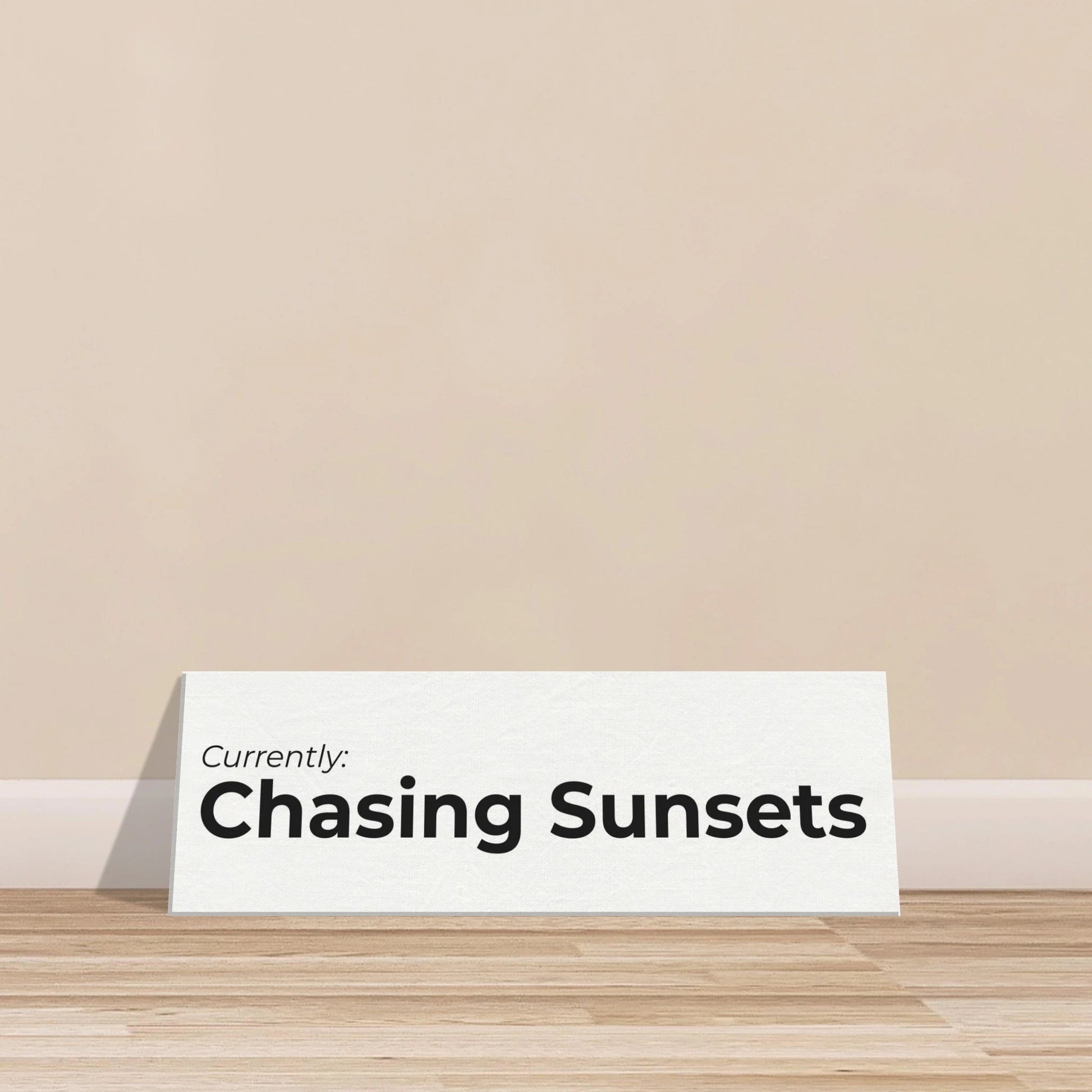 Currently: {Status} Travel Canvas Wall Art - Out of Office Outfitters - Print Material