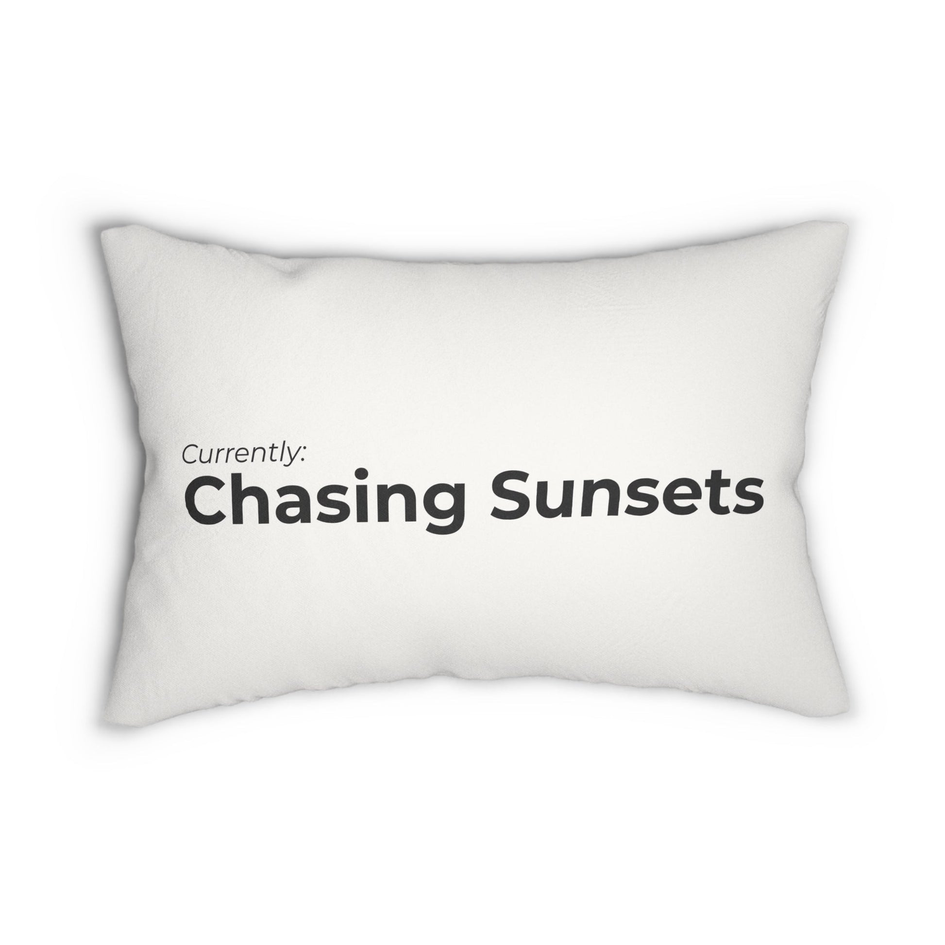 Currently... Travel Lifestyle Status Decorative Lumbar Pillow - Out of Office Outfitters - Home Decor