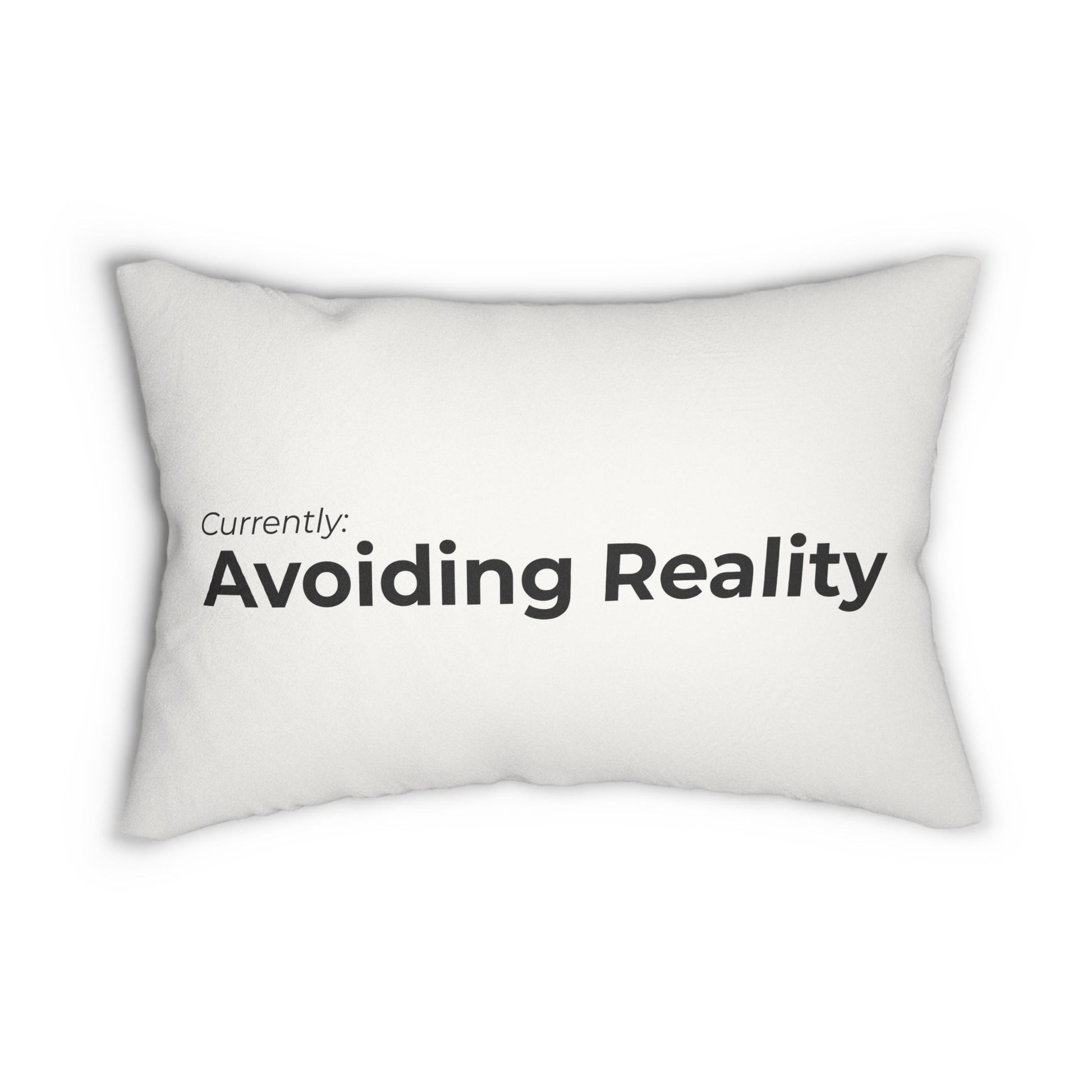 Currently... Travel Lifestyle Status Decorative Lumbar Pillow - Out of Office Outfitters - Home Decor