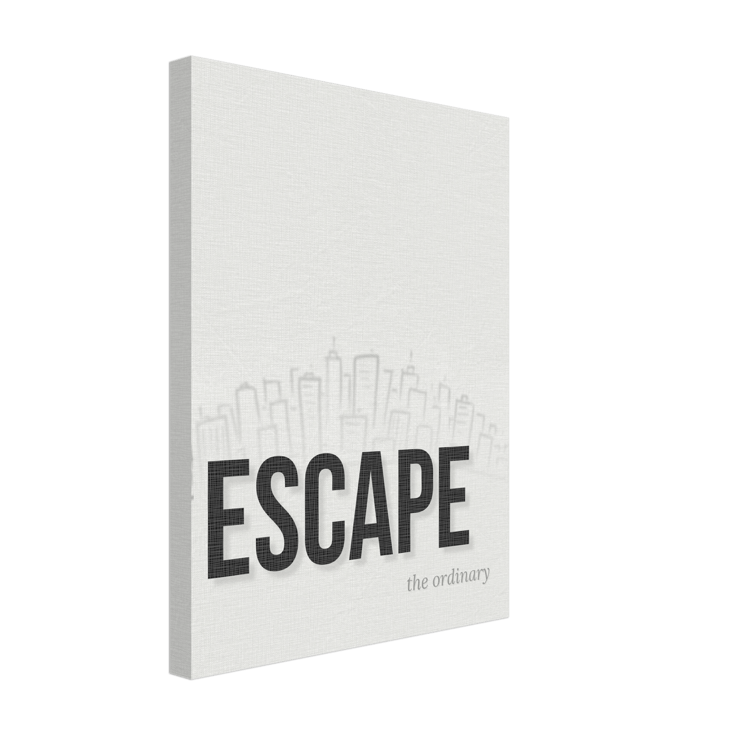 Escape the Ordinary - Minimal Typography - Out of Office Outfitters - Print Material