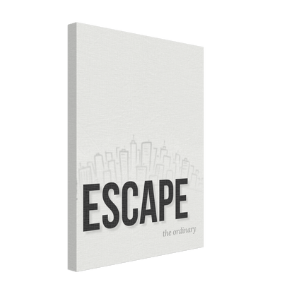 Escape the Ordinary - Minimal Typography - Out of Office Outfitters - Print Material