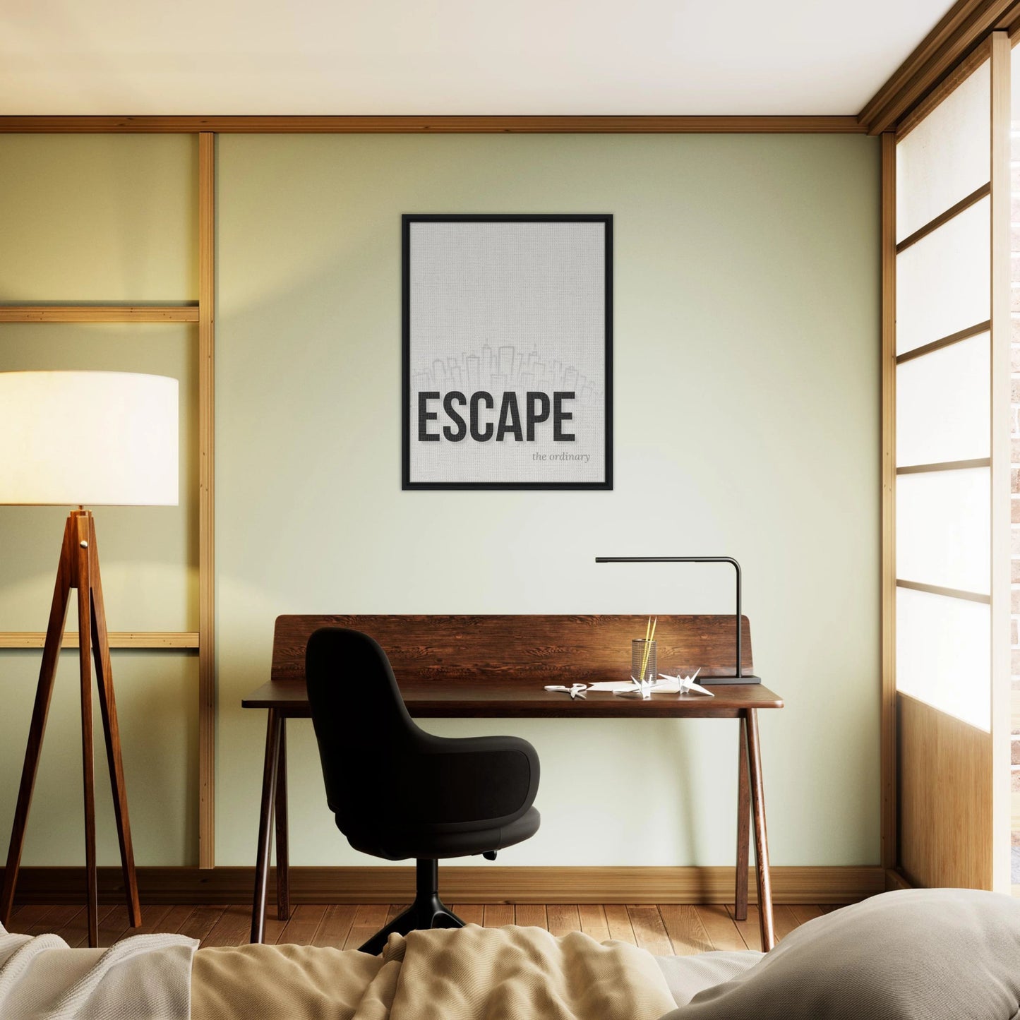 Escape the Ordinary - Minimal Typography - Out of Office Outfitters - Print Material