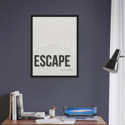 Escape the Ordinary - Minimal Typography - Out of Office Outfitters - Print Material