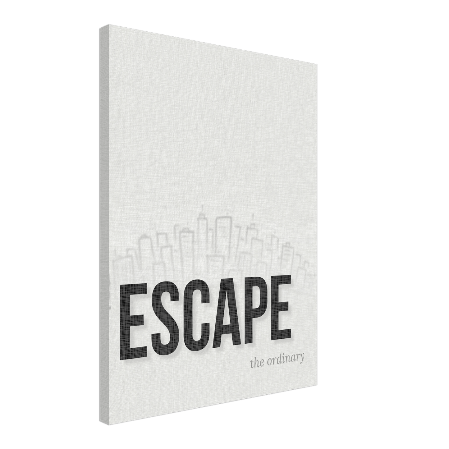 Escape the Ordinary - Minimal Typography - Out of Office Outfitters - Print Material