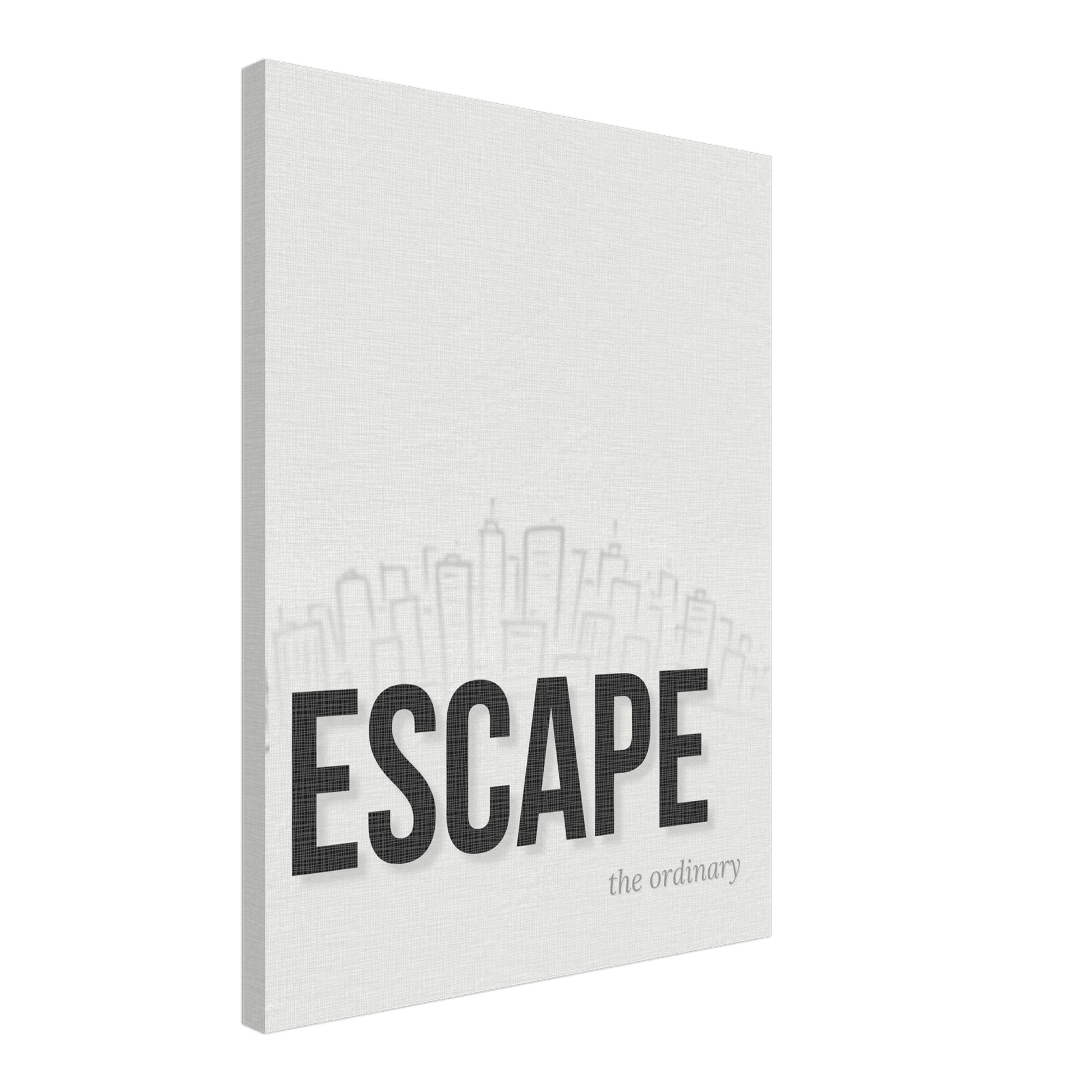 Escape the Ordinary - Minimal Typography - Out of Office Outfitters - Print Material