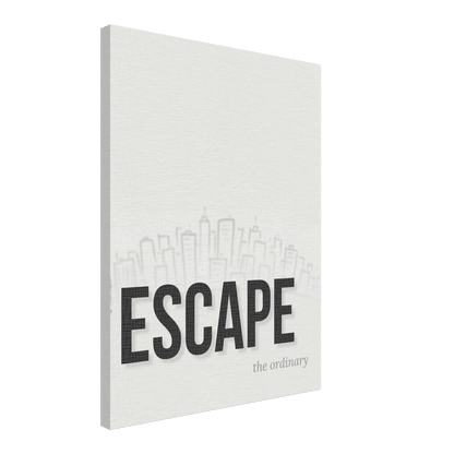 Escape the Ordinary - Minimal Typography - Out of Office Outfitters - Print Material
