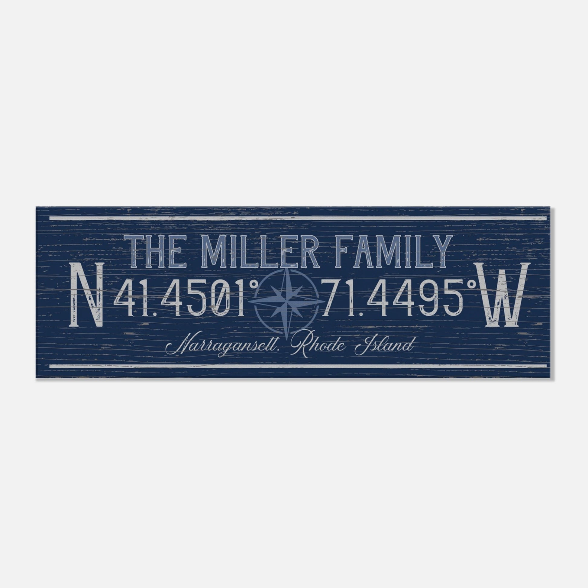 Family Coordinates Canvas Wall Art - Out of Office Outfitters - Print Material