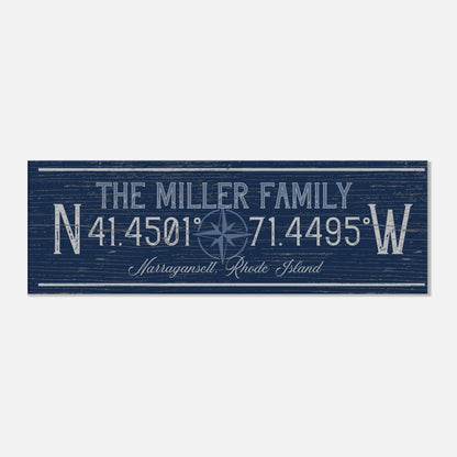 Family Coordinates Canvas Wall Art - Out of Office Outfitters - Print Material